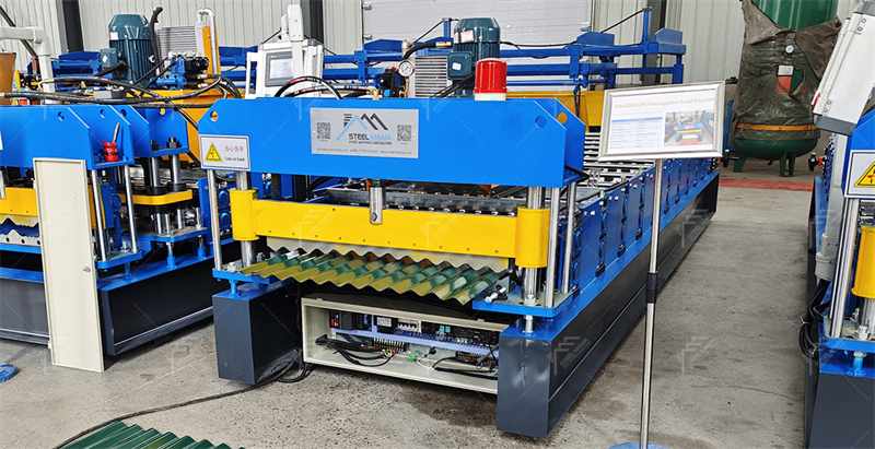 Machine à toiture métallique ondulée Machine à toiture métallique ondulée