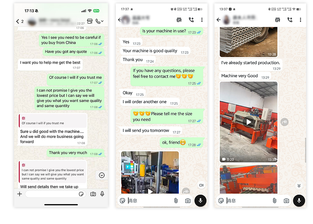 machines profileuse - T&eacute;moignages de clients 2