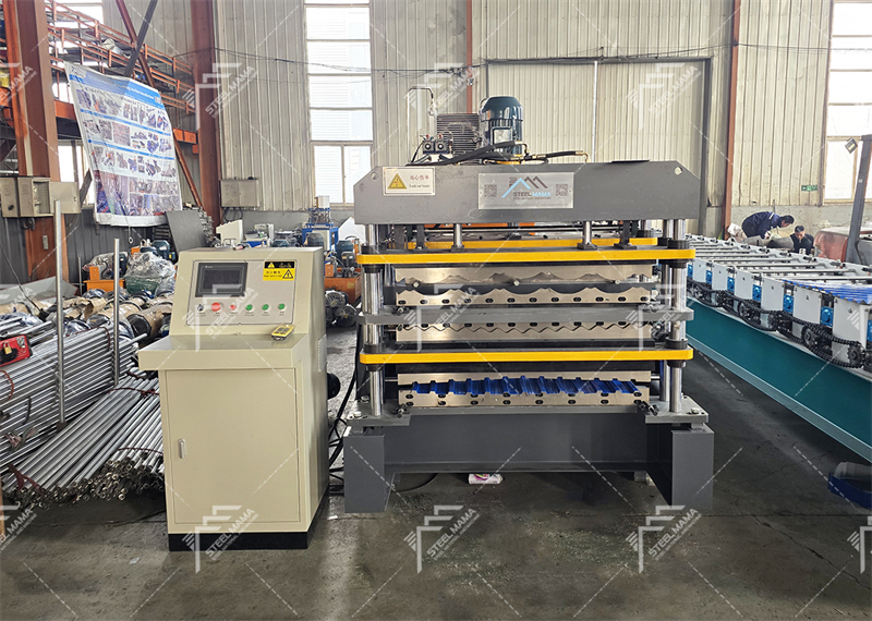 three layer roll forming machine