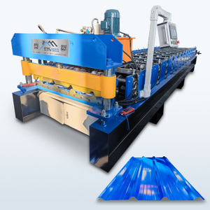 Machine De Formage De Profilés De Toiture En Acier 800