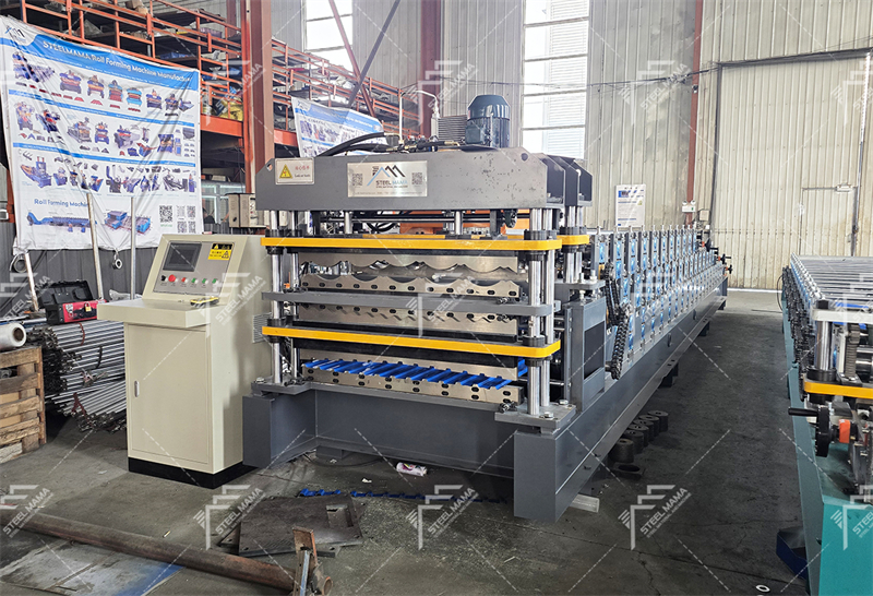 three layer roofing making machine