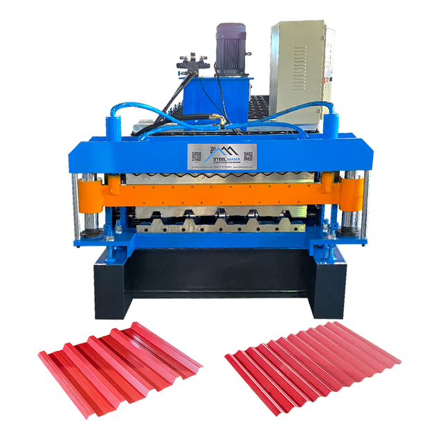 Machine De Formage De Rouleaux De Tôles D'acier Ondulées