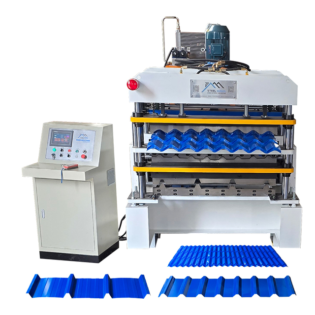 Machine À Tôles De Toiture À Trois Couches