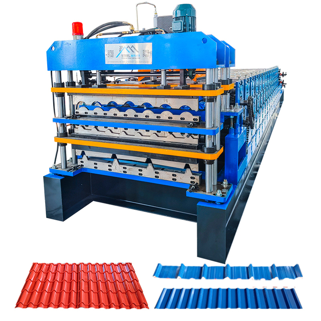 Machine De Fabrication De Toitures À Trois Couches