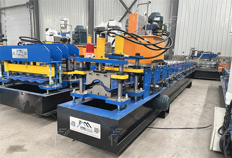 Machine de fabrication de fa&icirc;tage de tuiles m&eacute;talliqu