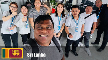  <span style="font-size:16px;"><span style="color:#00486c;">Des clients sri-lankais ont visité notre usine</span></span> 