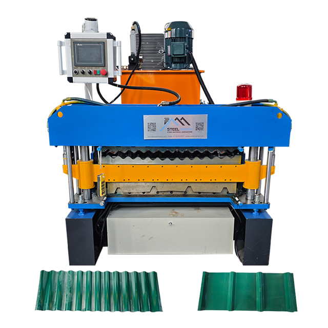 Machine À Double Couche Pour Tôles Trapézoïdales 750 Et Ondulées 804