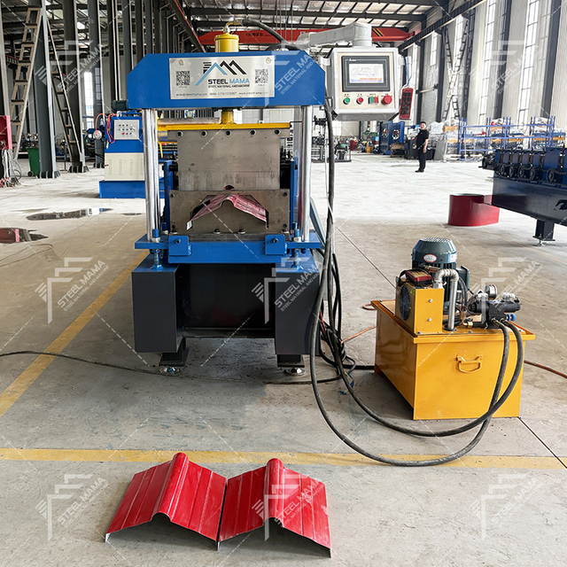 Machine de formation de faîtage de toiture en rouleau de tuile de crête Fabricant