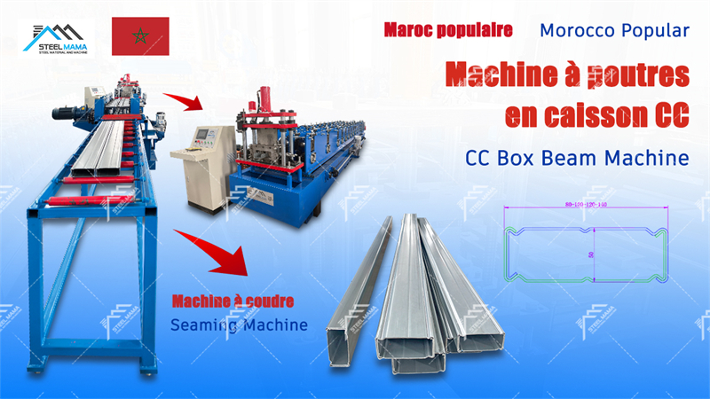 Machine &agrave; poutre caisson